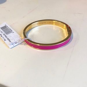 Kate Spade pink and gold bracelet